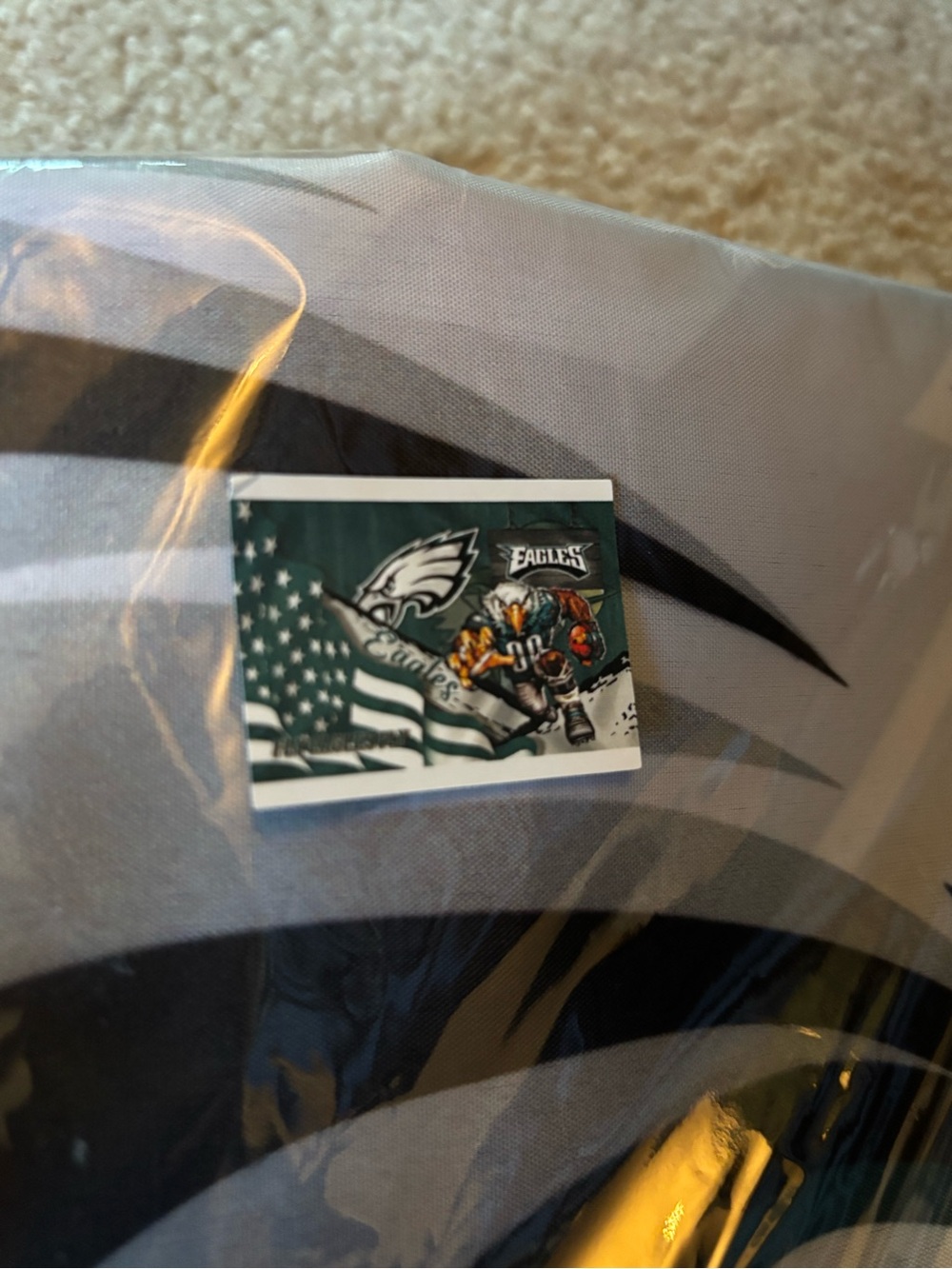 Philadelphia Eagles Flag Banner 3’x5’- Midnight Green & Black